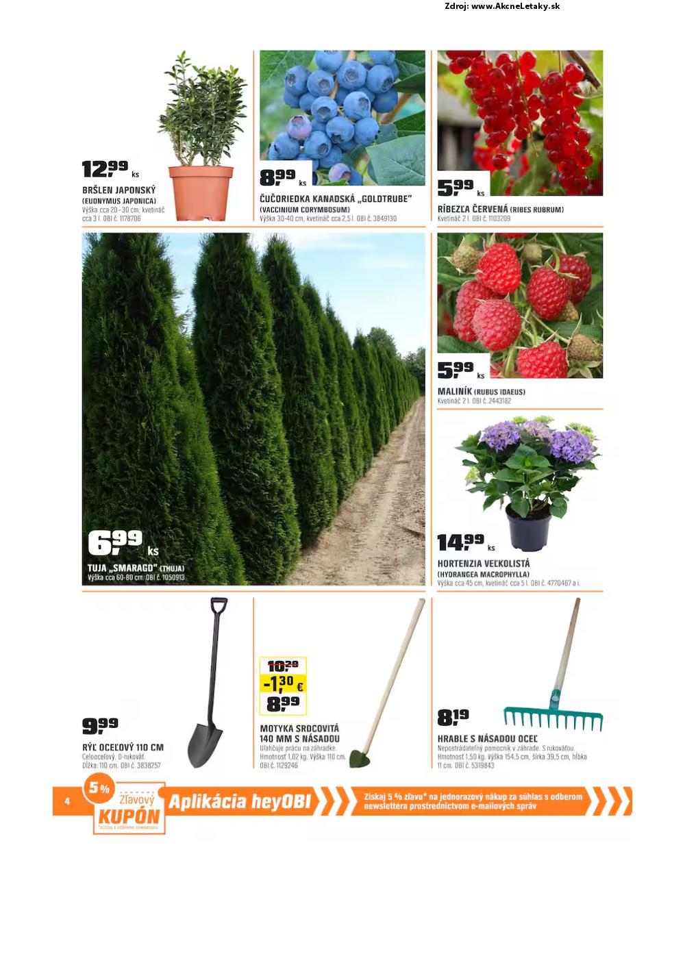 Leták OBI (1. 4. - 1. 5. 2025) - strana 4 z 16