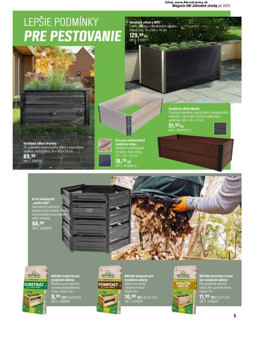 Leták OBI (2. 5. - 31. 5. 2025) - strana 5 z 9