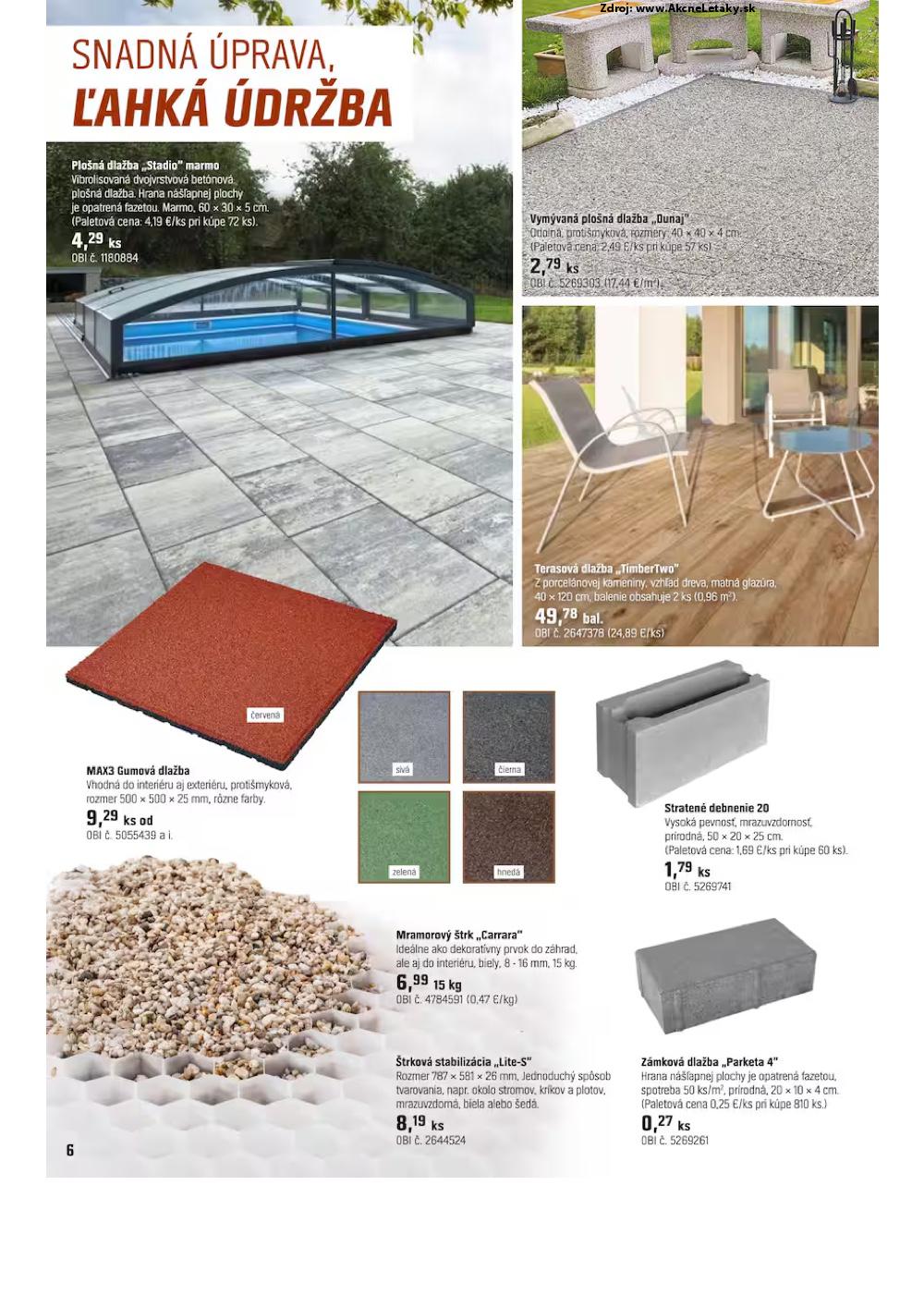 Leták OBI (2. 5. - 31. 5. 2025) - strana 6 z 9