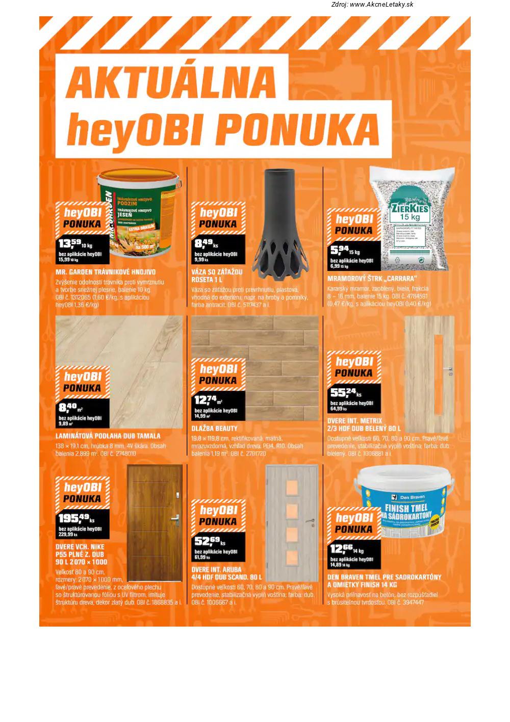 Leták OBI (2. 10. - 31. 10. 2025) - strana 10 z 20