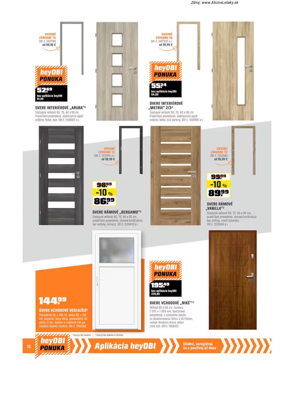 Leták OBI (2. 10. - 31. 10. 2025) - strana 12 z 20