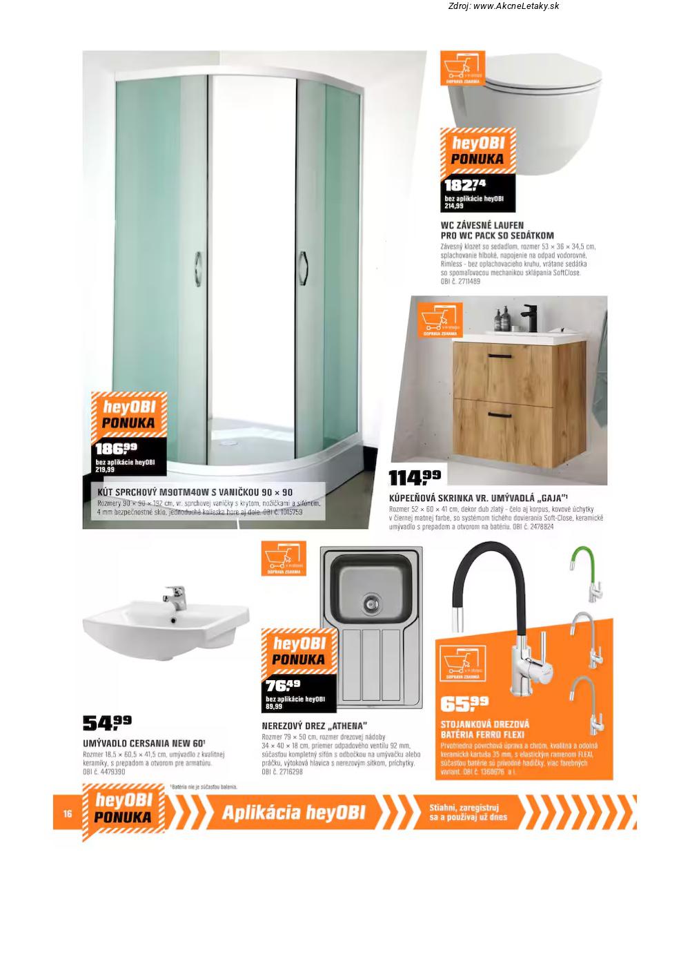 Leták OBI (2. 10. - 31. 10. 2025) - strana 16 z 20