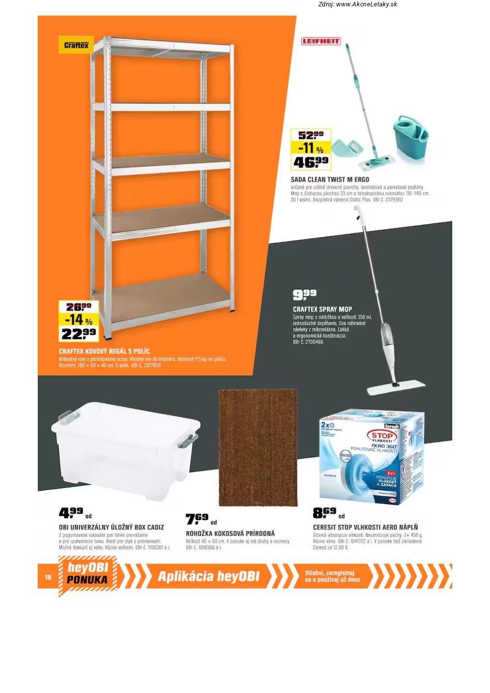 Leták OBI (2. 10. - 31. 10. 2025) - strana 18 z 20