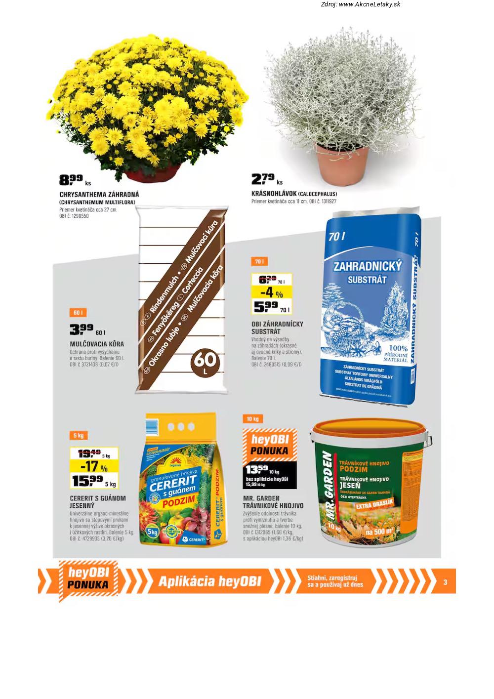 Leták OBI (2. 10. - 31. 10. 2025) - strana 3 z 20