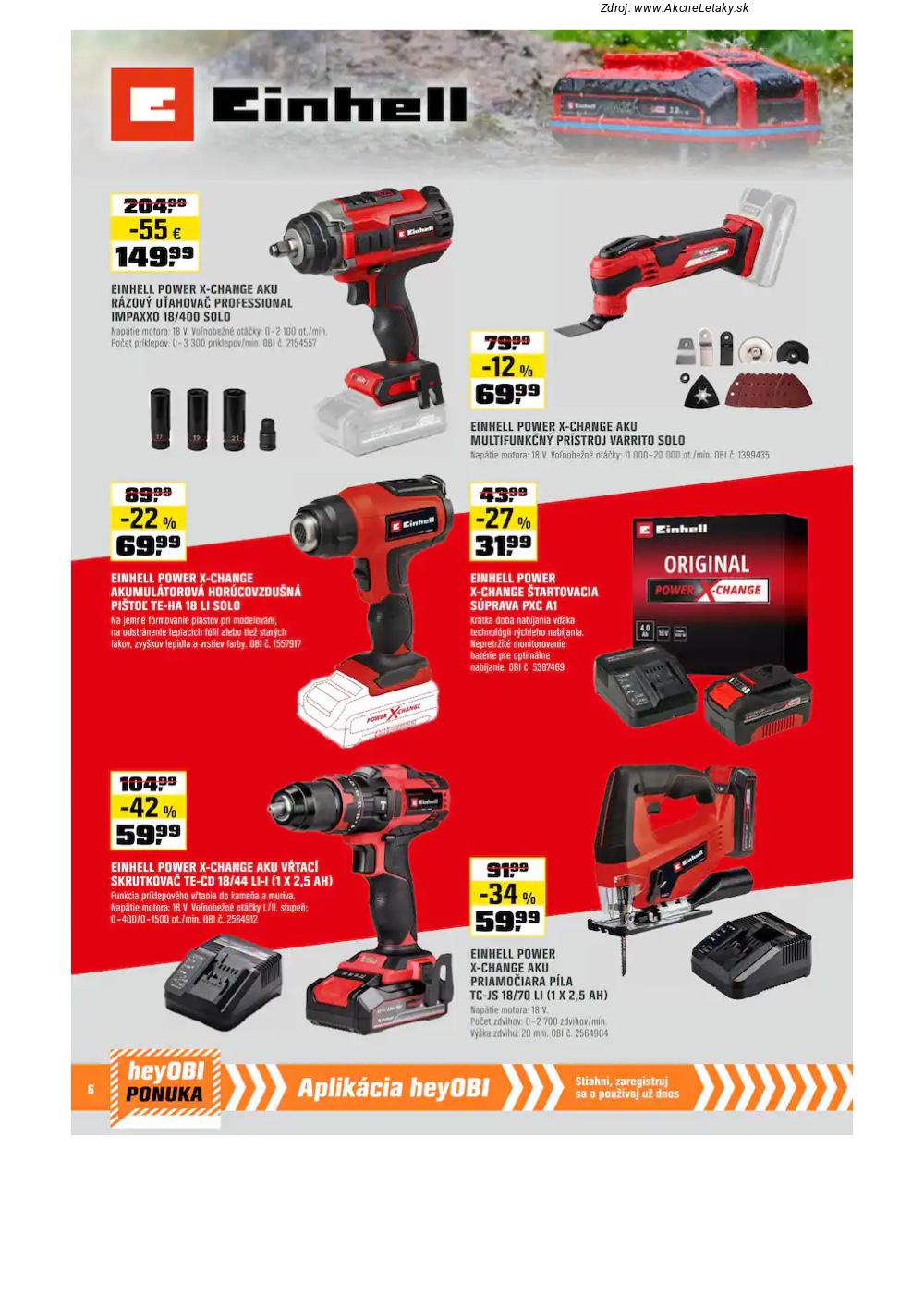 Leták OBI (2. 10. - 31. 10. 2025) - strana 6 z 20