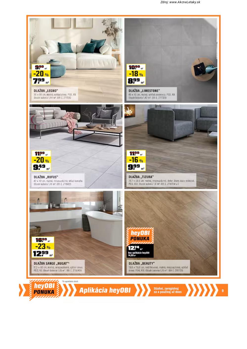 Leták OBI (2. 10. - 31. 10. 2025) - strana 9 z 20