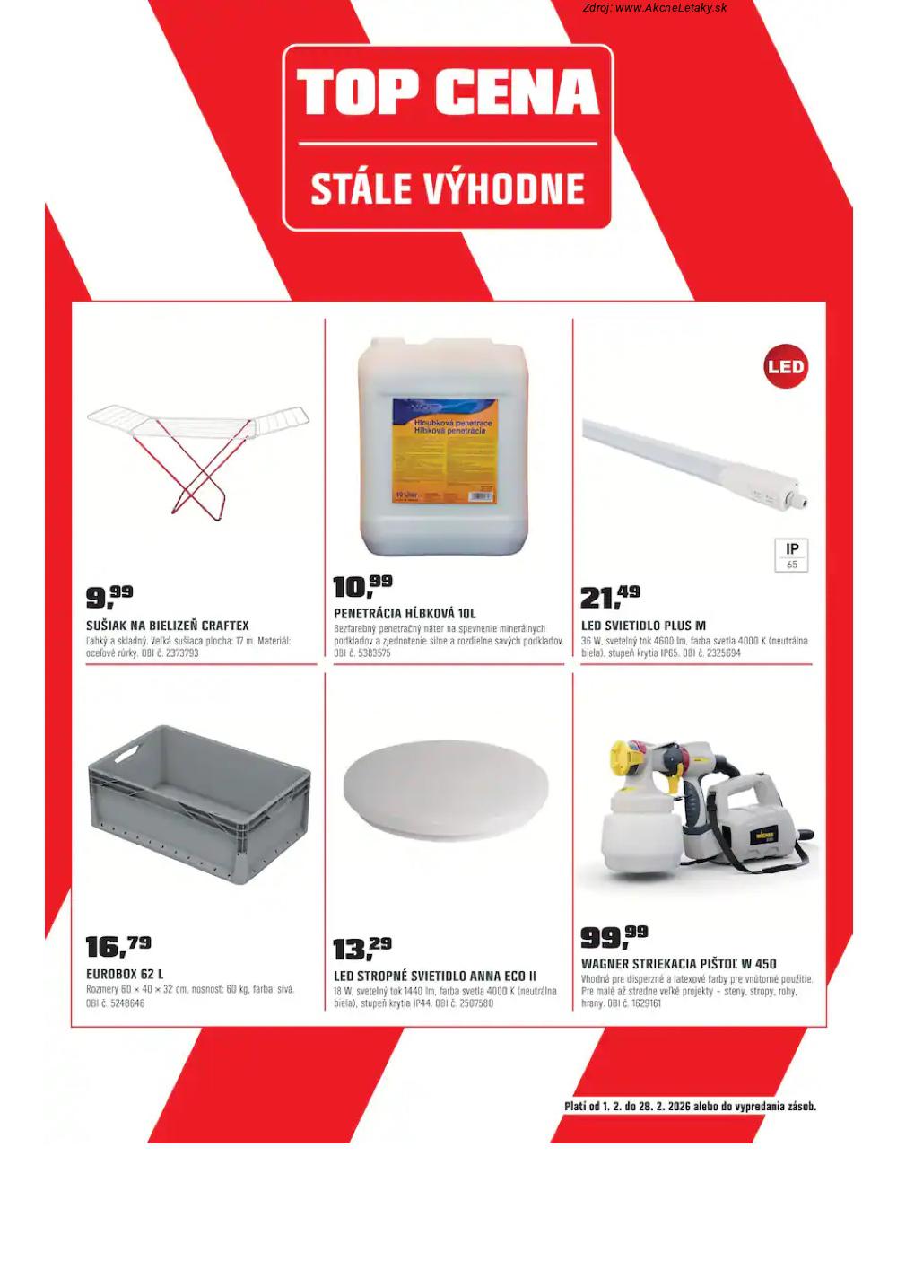 Leták OBI (1. 2. - 28. 2. 2026) - strana 17 z 19