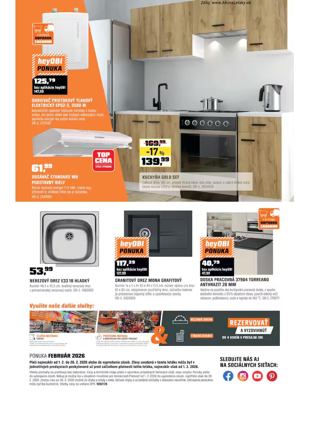 Leták OBI (1. 2. - 28. 2. 2026) - strana 19 z 19