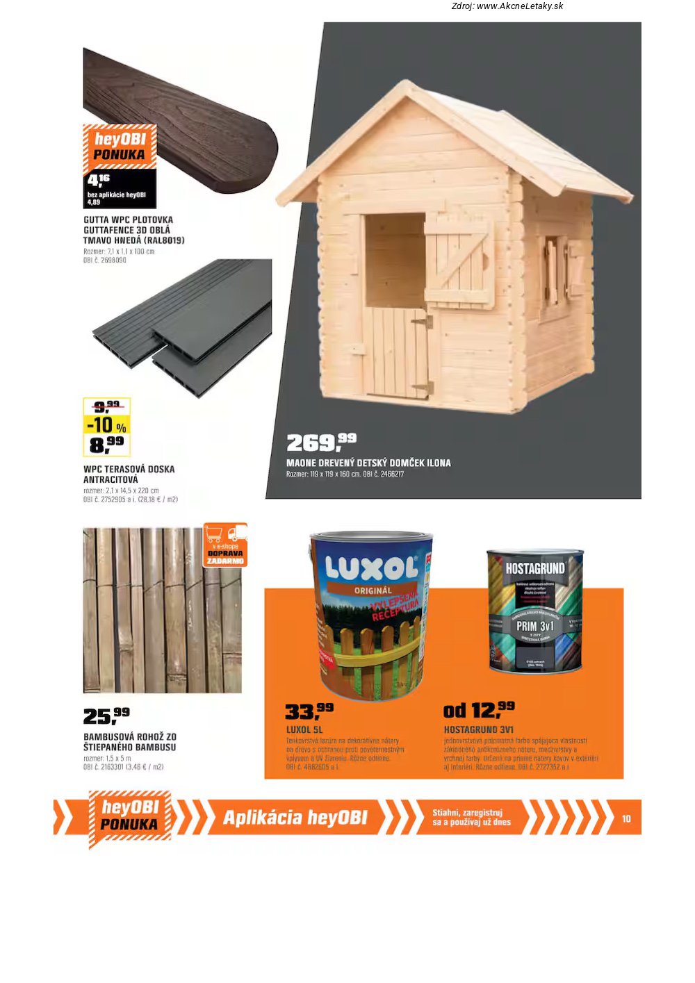 Leták OBI - strana 11