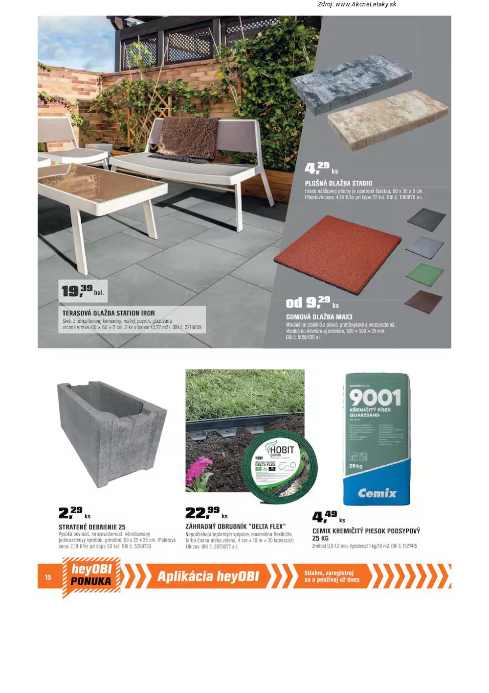 Leták OBI - strana 16