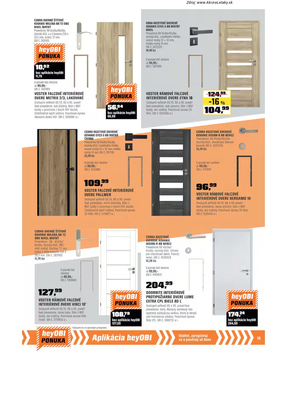 Leták OBI - strana 19