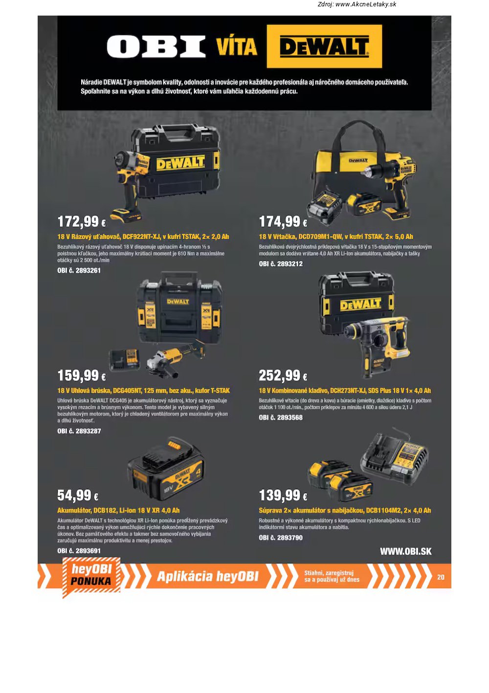 Leták OBI - strana 21