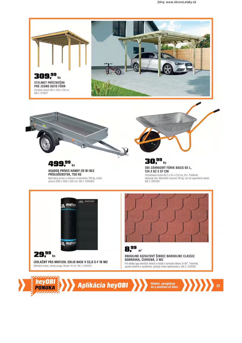 Leták OBI - strana 23