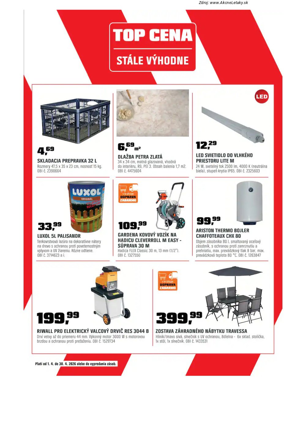 Leták OBI - strana 25