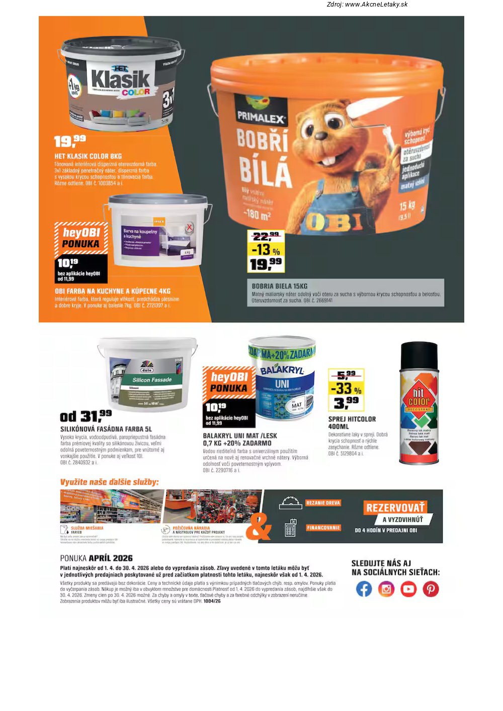 Leták OBI - strana 26