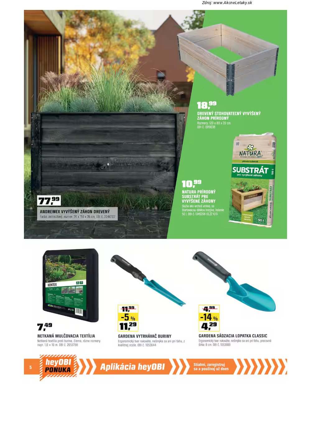 Leták OBI - strana 6