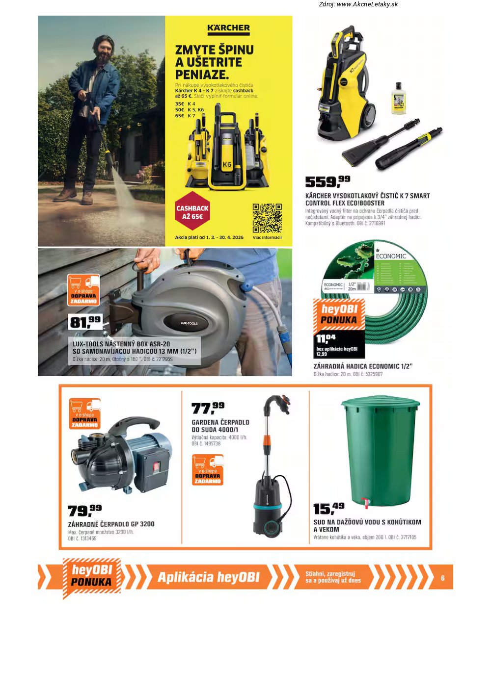 Leták OBI - strana 7