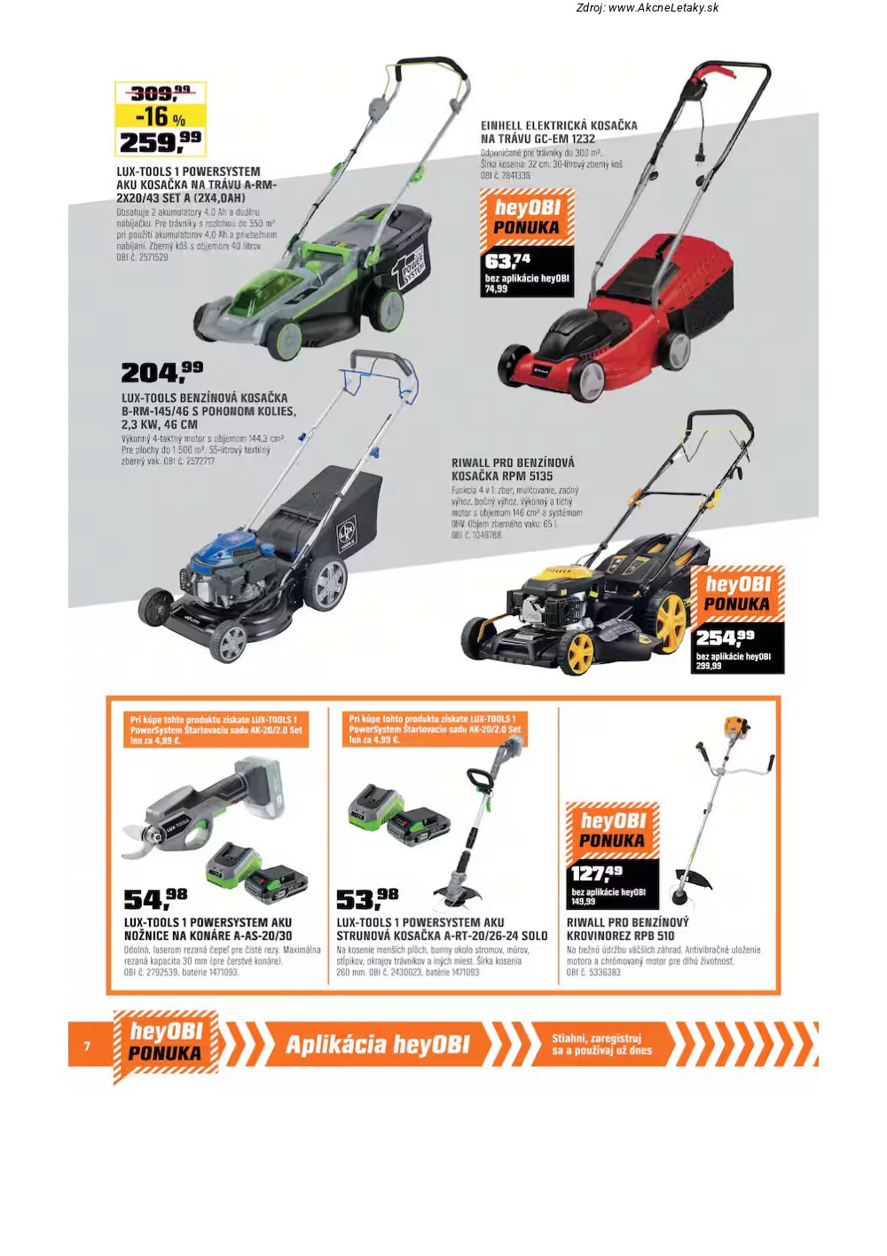 Leták OBI - strana 8