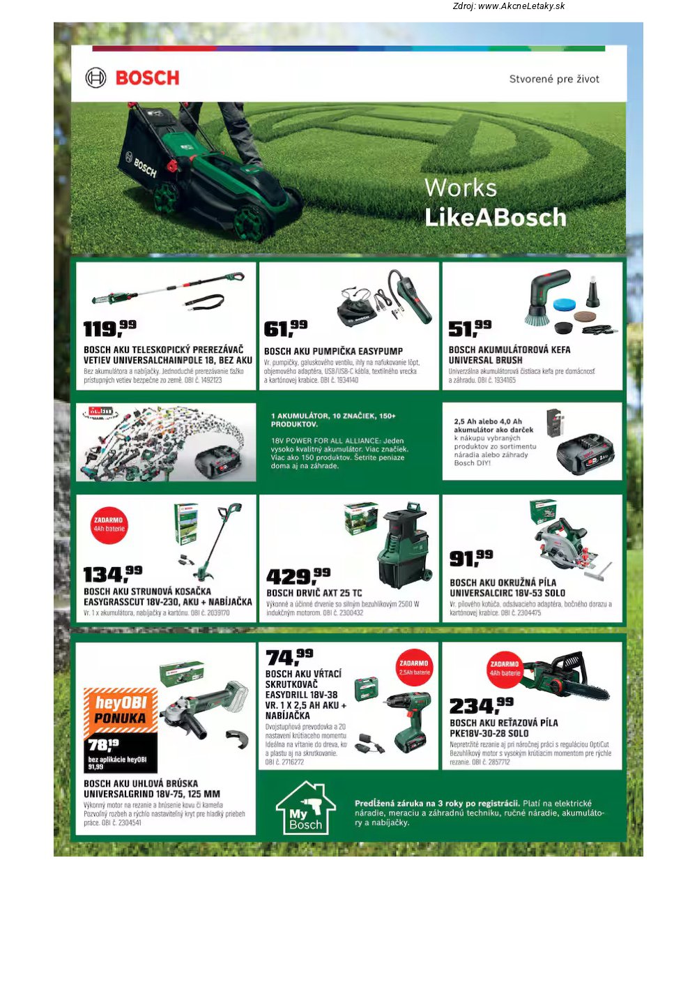 Leták OBI - strana 9