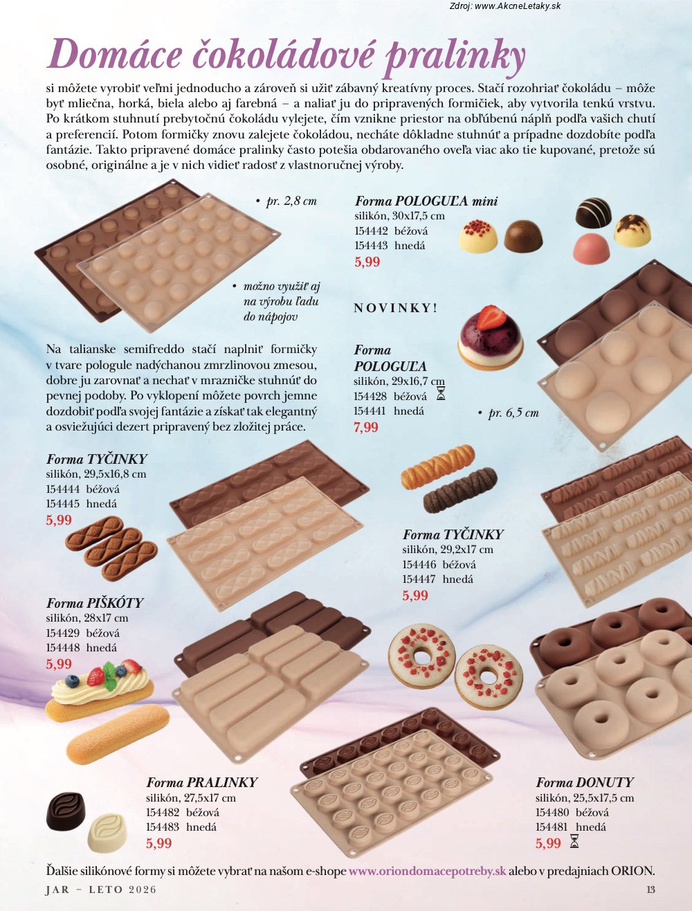 Leták Orion - strana 13