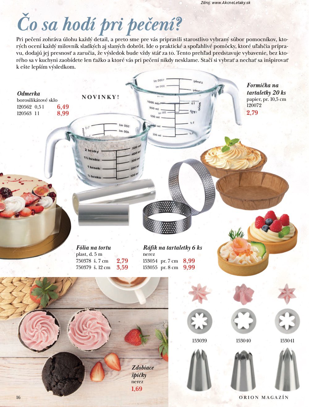 Leták Orion - strana 16