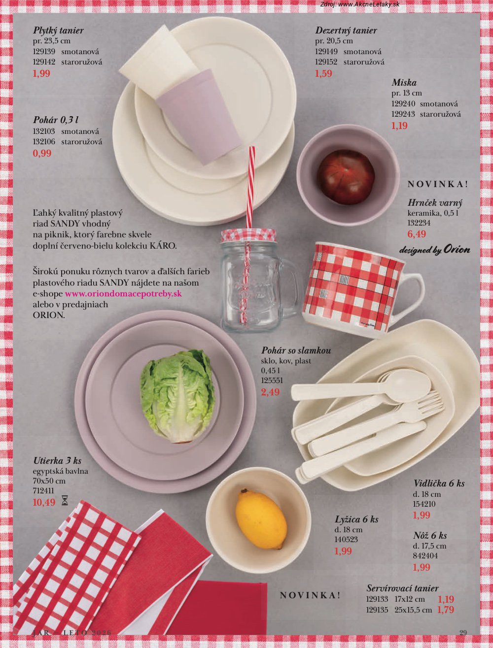 Leták Orion - strana 29