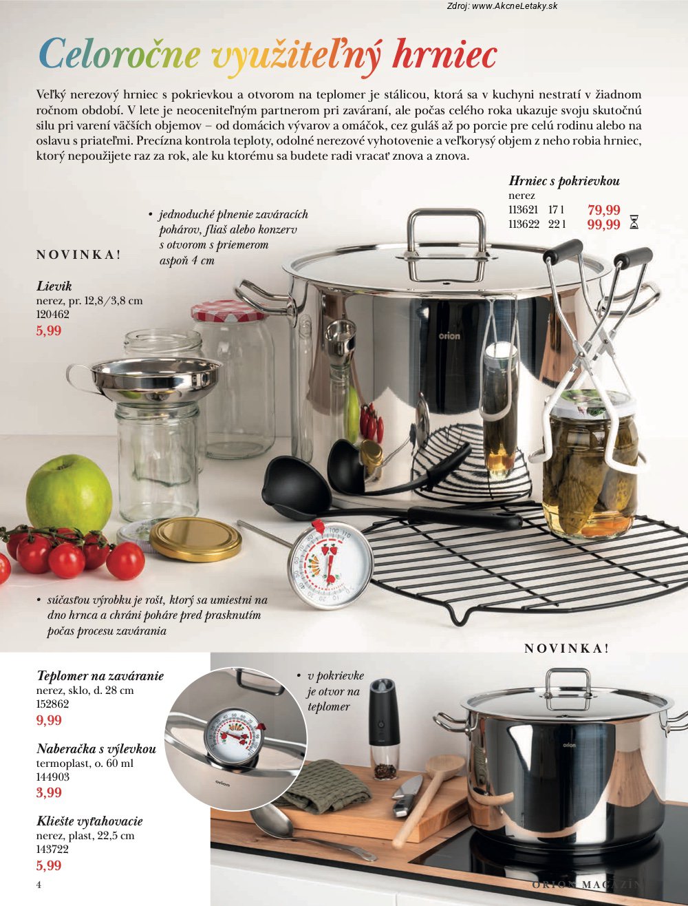 Leták Orion - strana 4