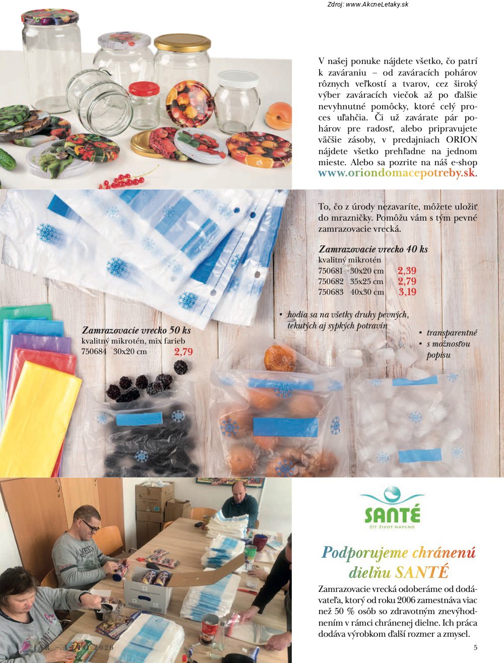 Leták Orion - strana 5