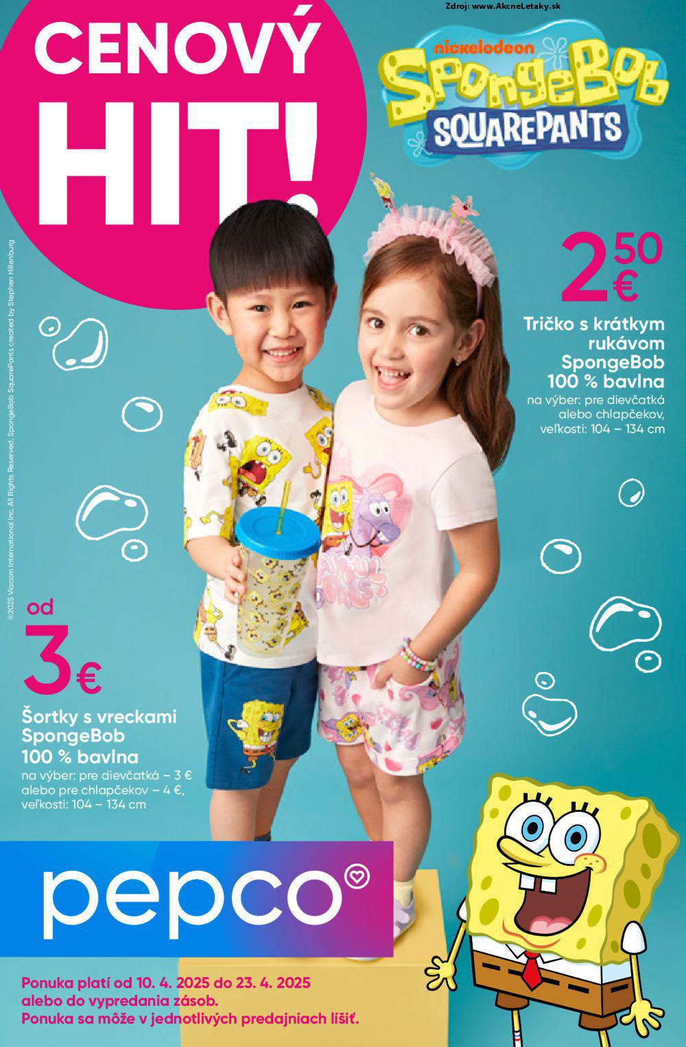 Leták Pepco (10. 4. - 23. 4. 2025) - strana 1 z 13