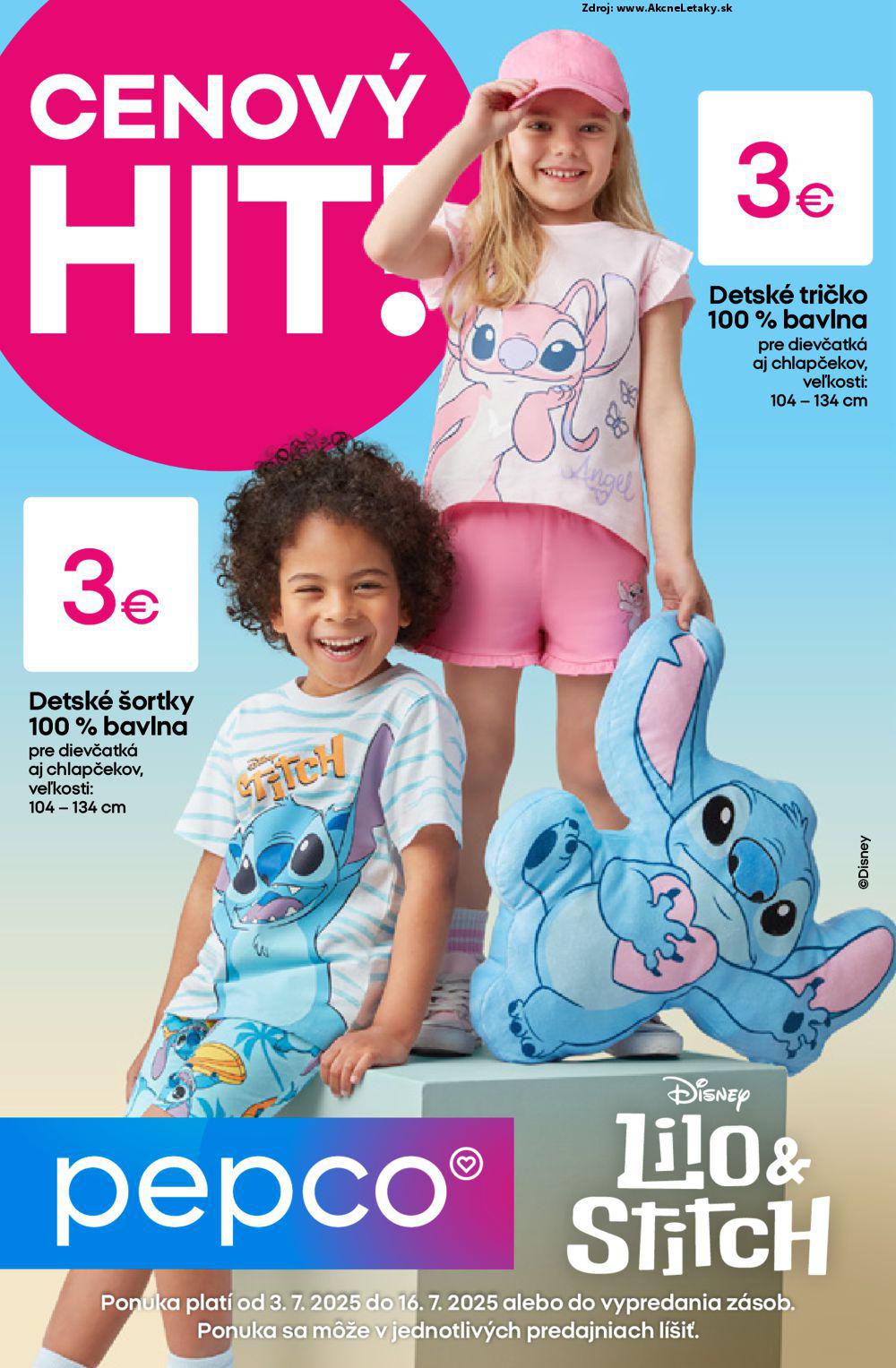 Leták Pepco (3. 7. - 16. 7. 2025) - strana 1 z 14