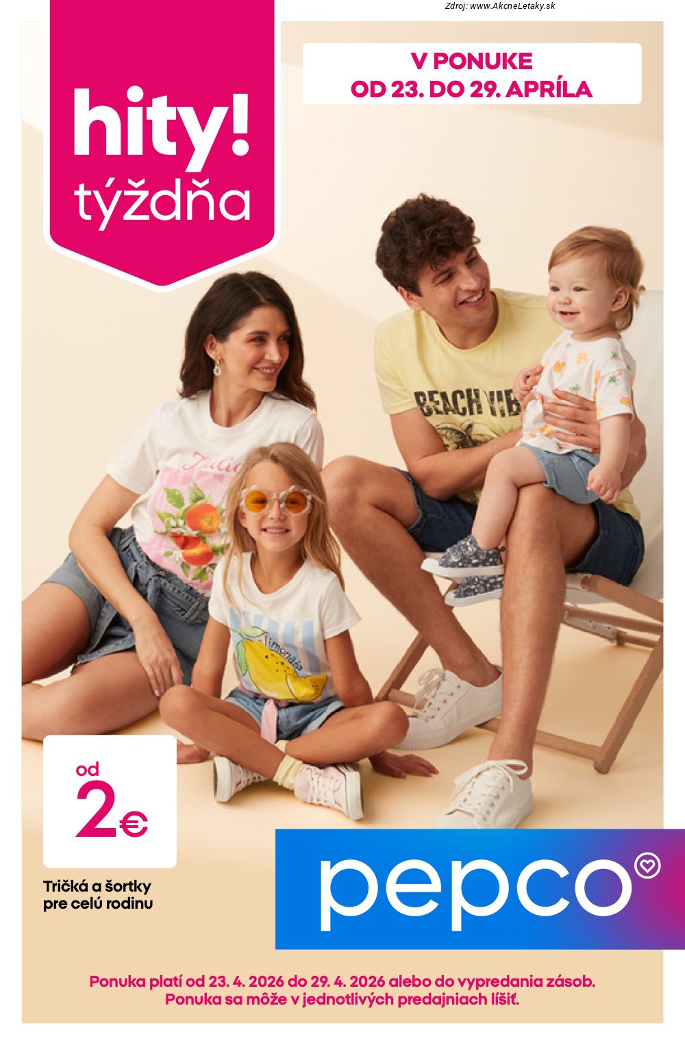 Leták Pepco (23. 4. - 29. 4. 2026) - strana 1 z 15