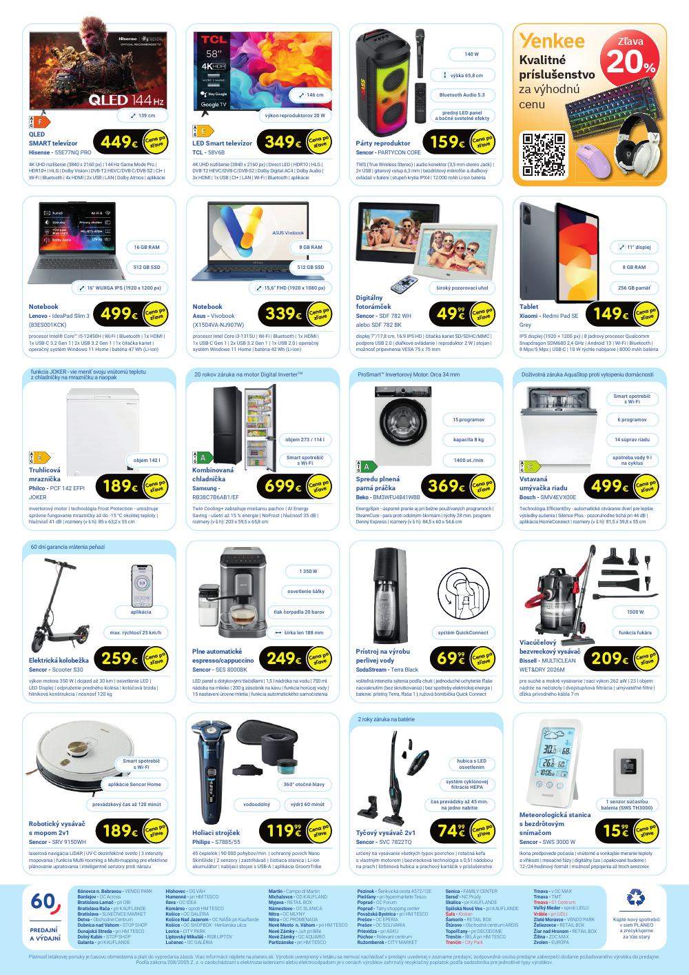 Leták PLANEO Elektro (25. 11. - 1. 12. 2024) - strana 2 z 2