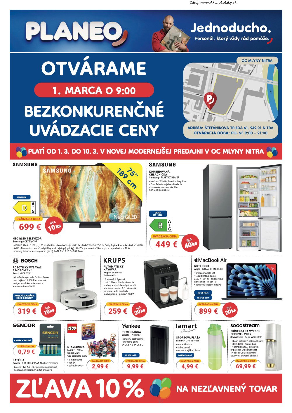 Leták PLANEO Elektro - strana 1
