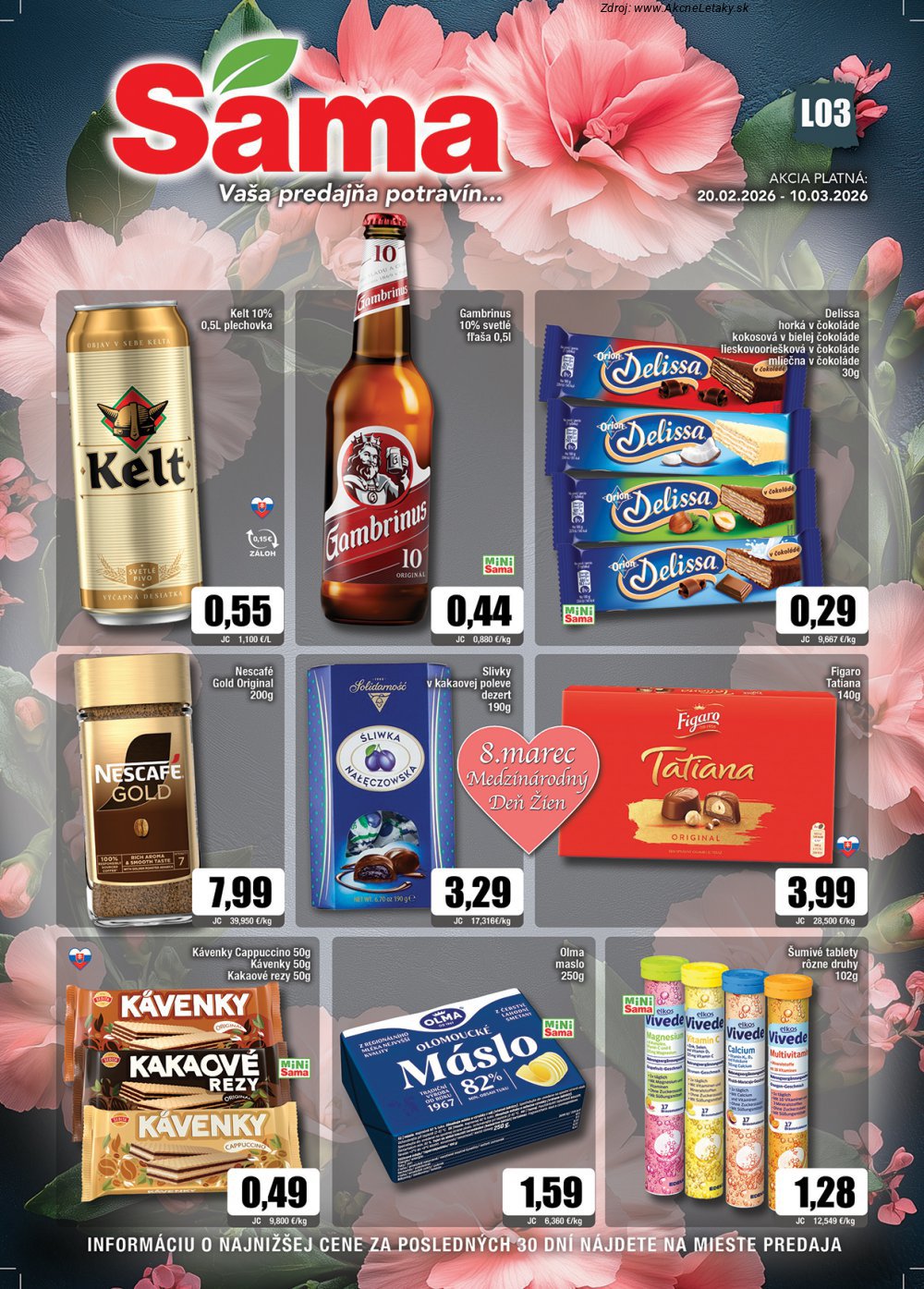 Leták Sama - strana 1