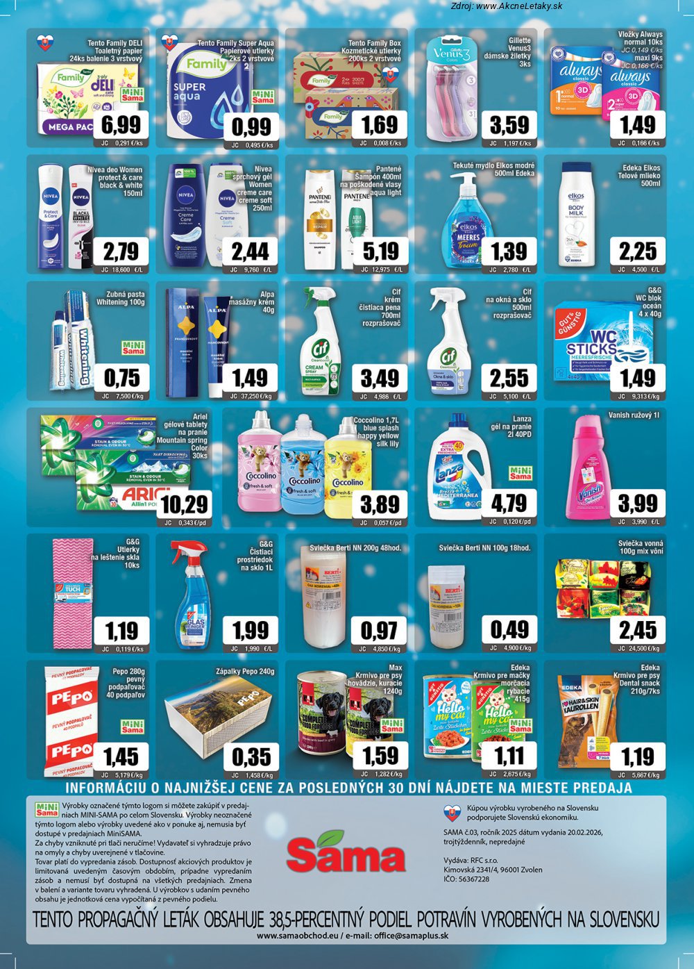 Leták Sama (20. 2. - 10. 3. 2026) - strana 12 z 12