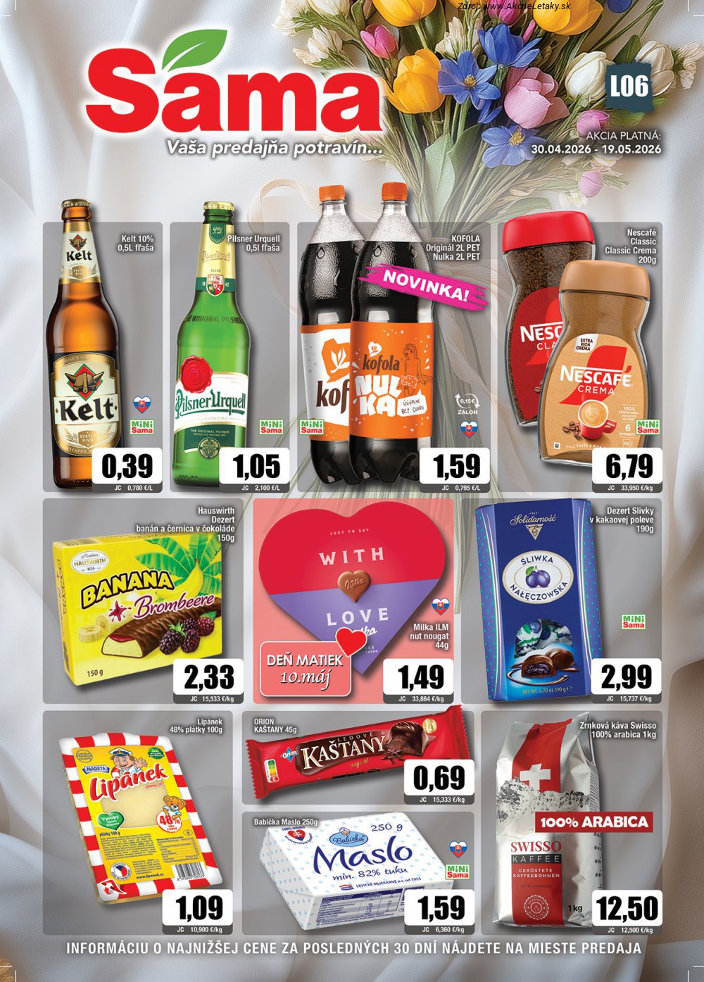 Leták Sama - strana 1