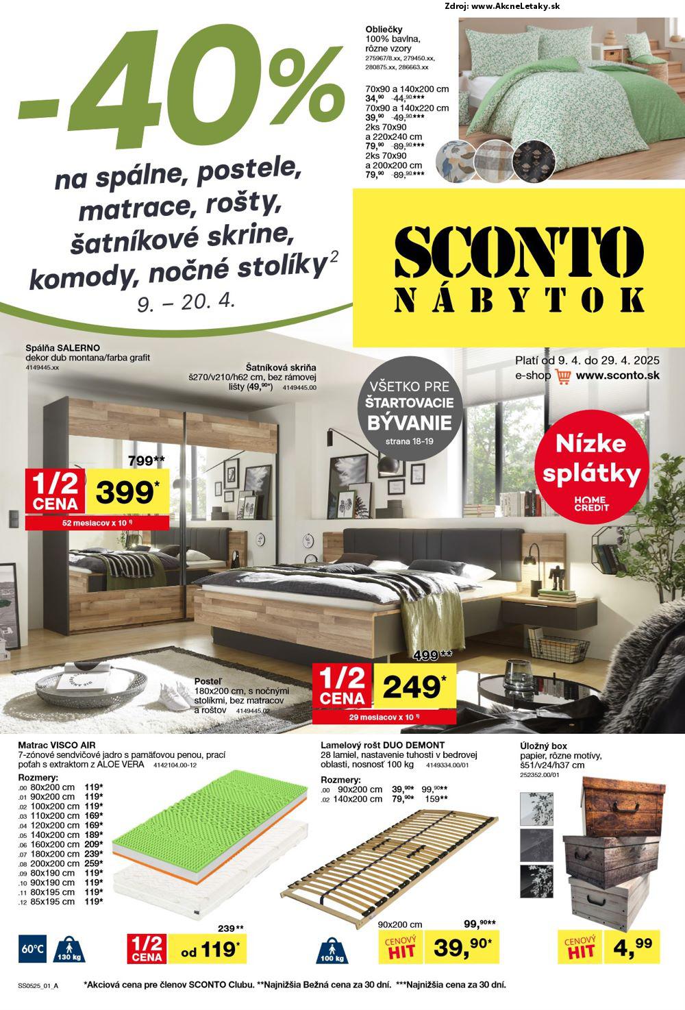 Leták Sconto - strana 1