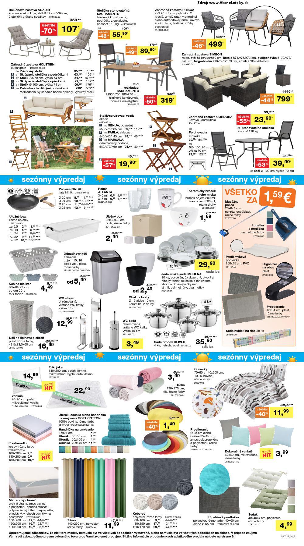 Leták Sconto (14. 5. - 17. 6. 2025) - strana 10 z 10