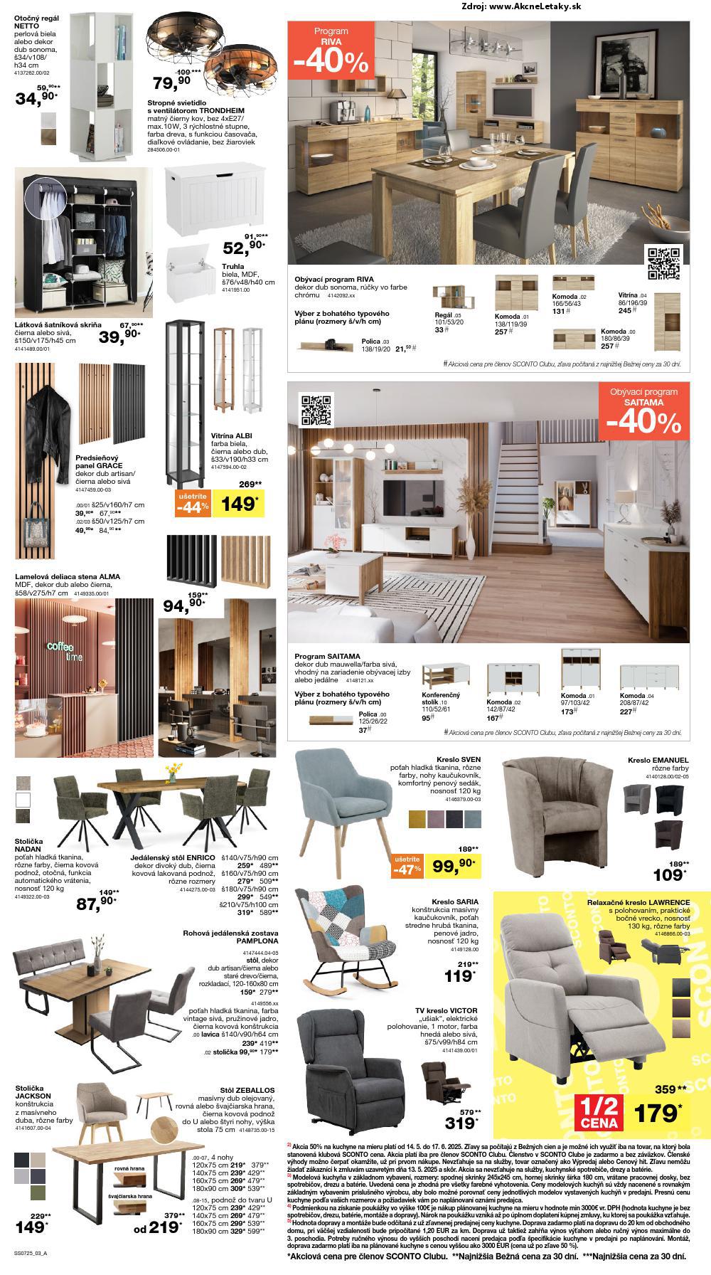 Leták Sconto (14. 5. - 17. 6. 2025) - strana 3 z 10