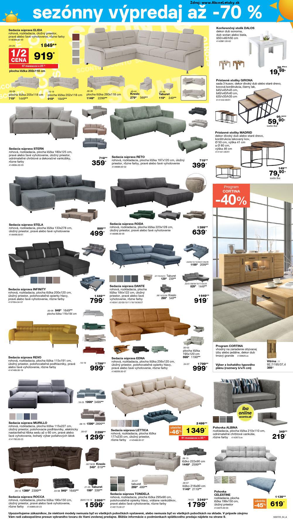 Leták Sconto (14. 5. - 17. 6. 2025) - strana 4 z 10