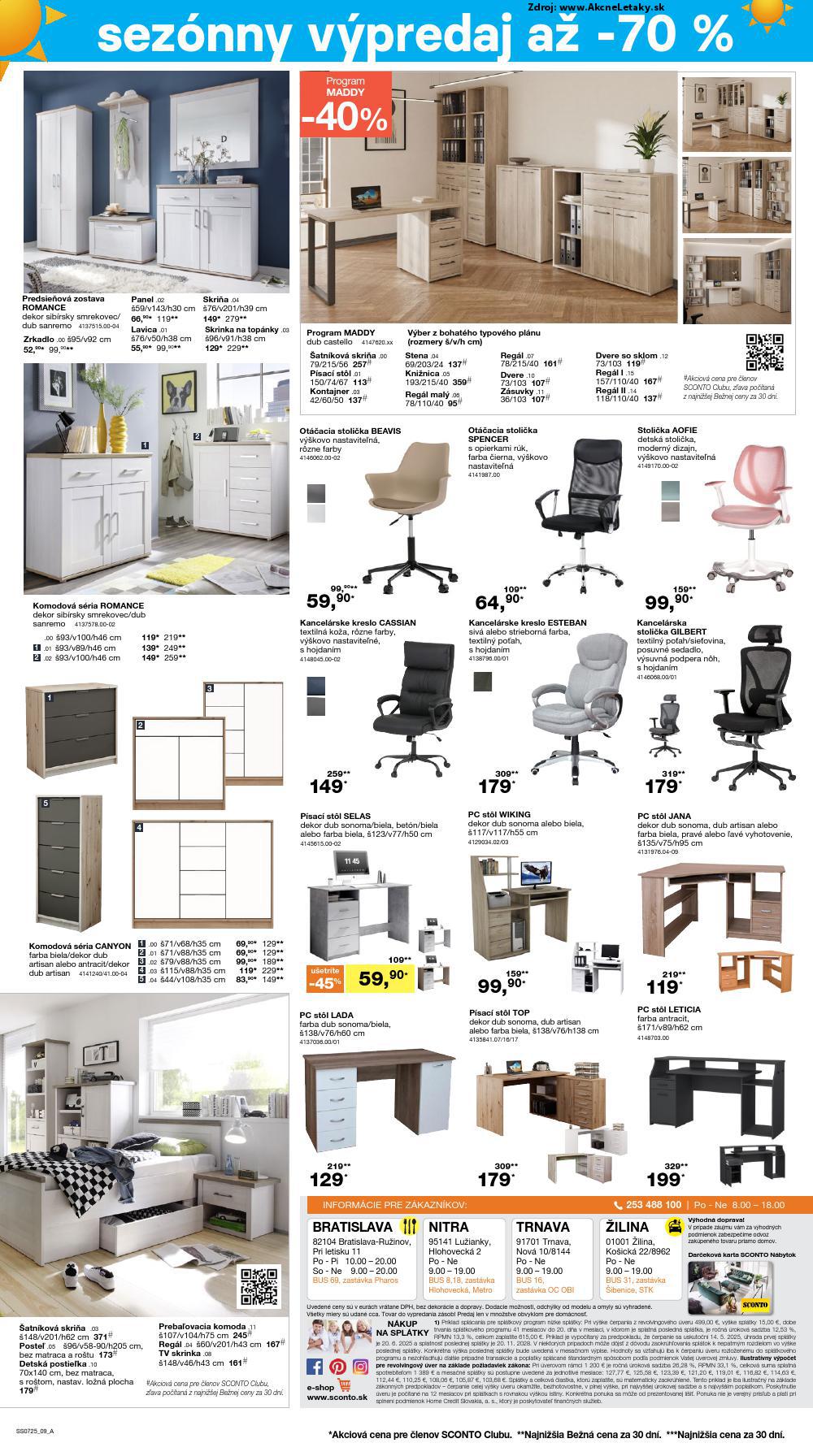 Leták Sconto (14. 5. - 17. 6. 2025) - strana 9 z 10