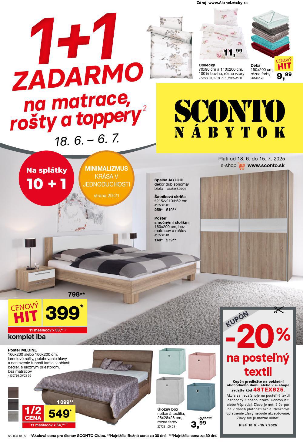 Leták Sconto (18. 6. - 15. 7. 2025) - strana 1 z 24