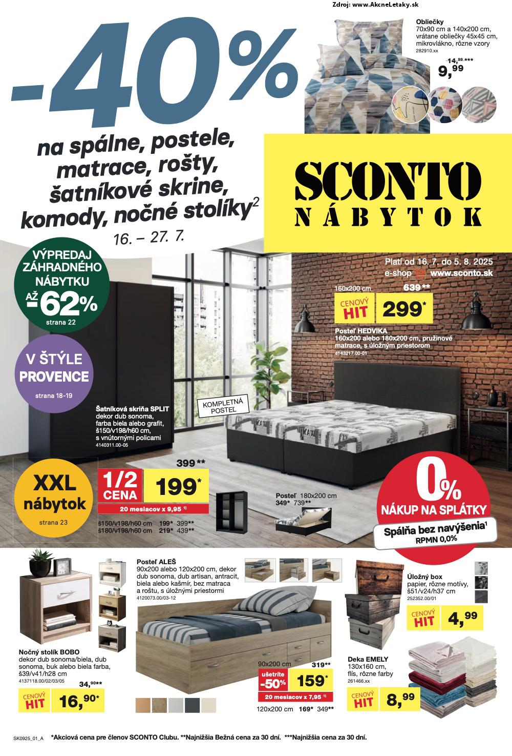 Leták Sconto - strana 1