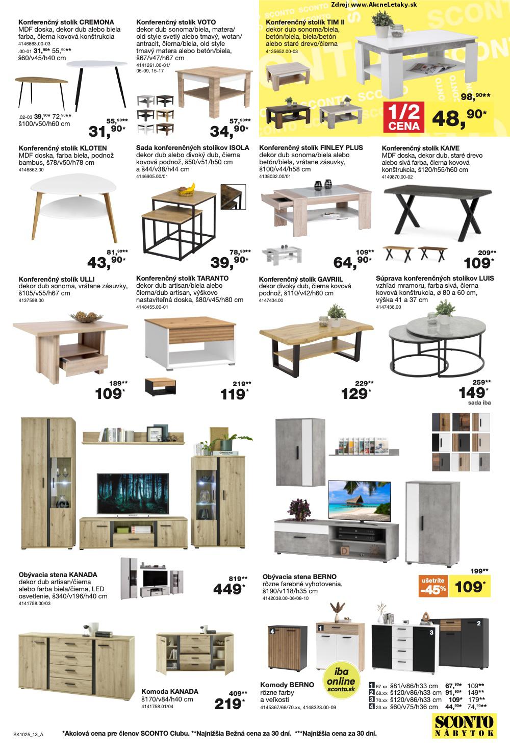 Leták Sconto (6. 8. - 26. 8. 2025) - strana 13 z 24