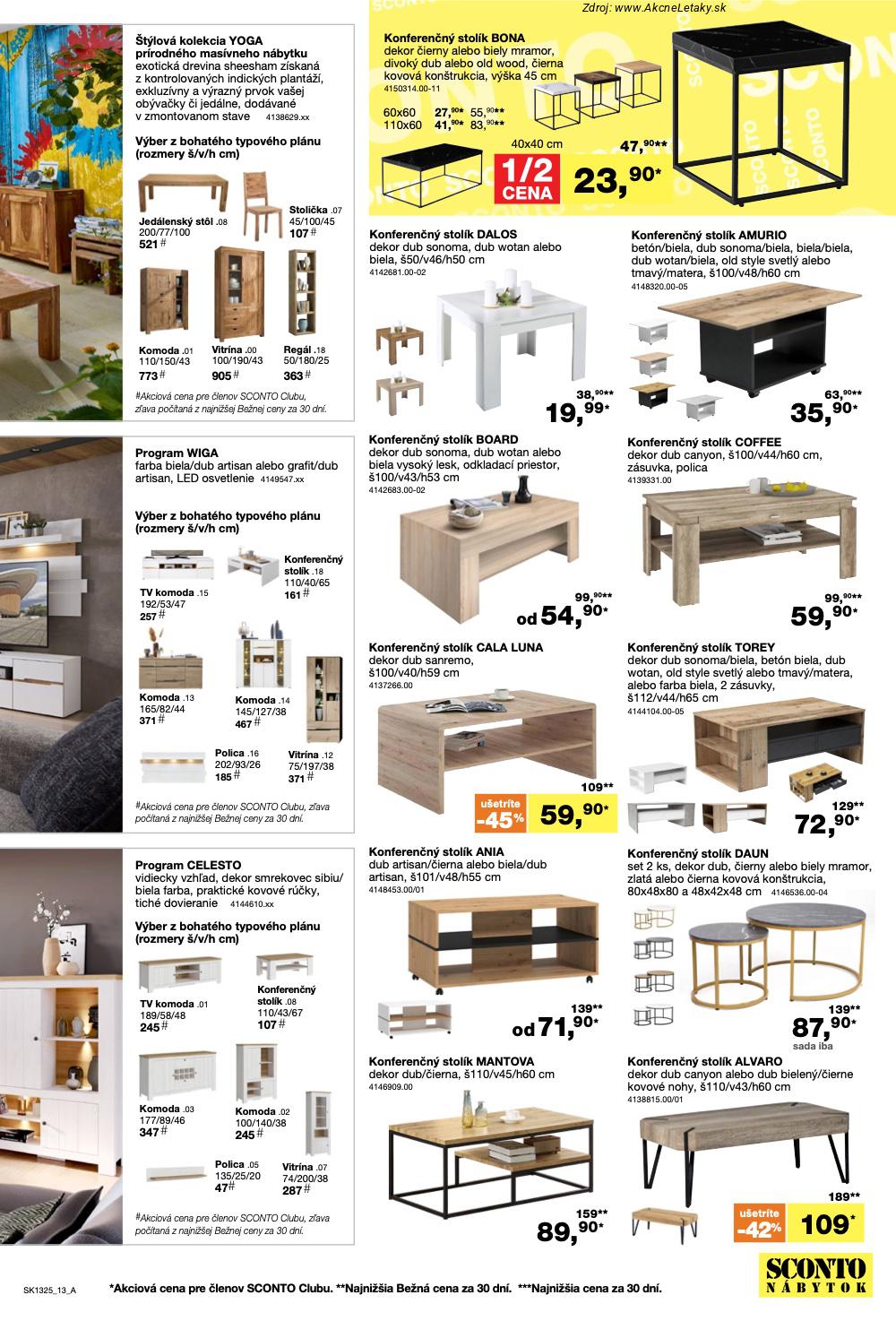 Leták Sconto (15. 10. - 4. 11. 2025) - strana 13 z 24