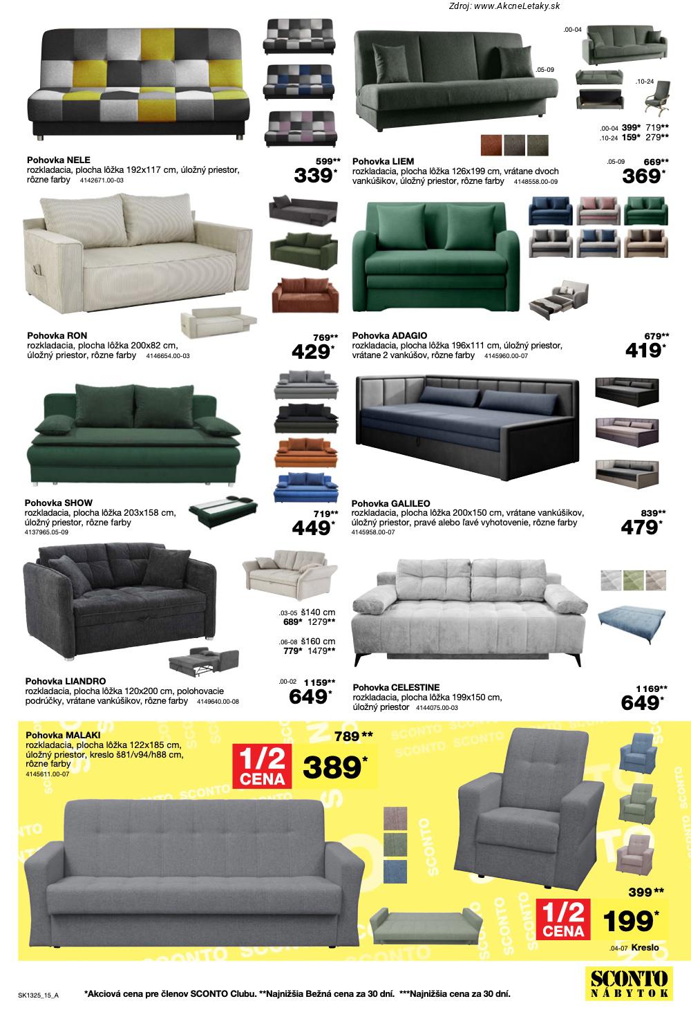 Leták Sconto (15. 10. - 4. 11. 2025) - strana 15 z 24