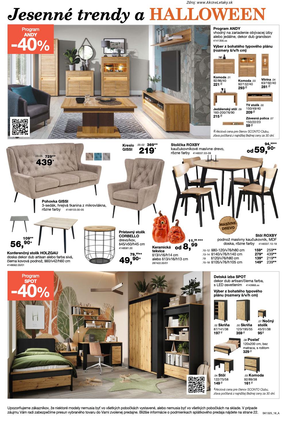 Leták Sconto (15. 10. - 4. 11. 2025) - strana 18 z 24