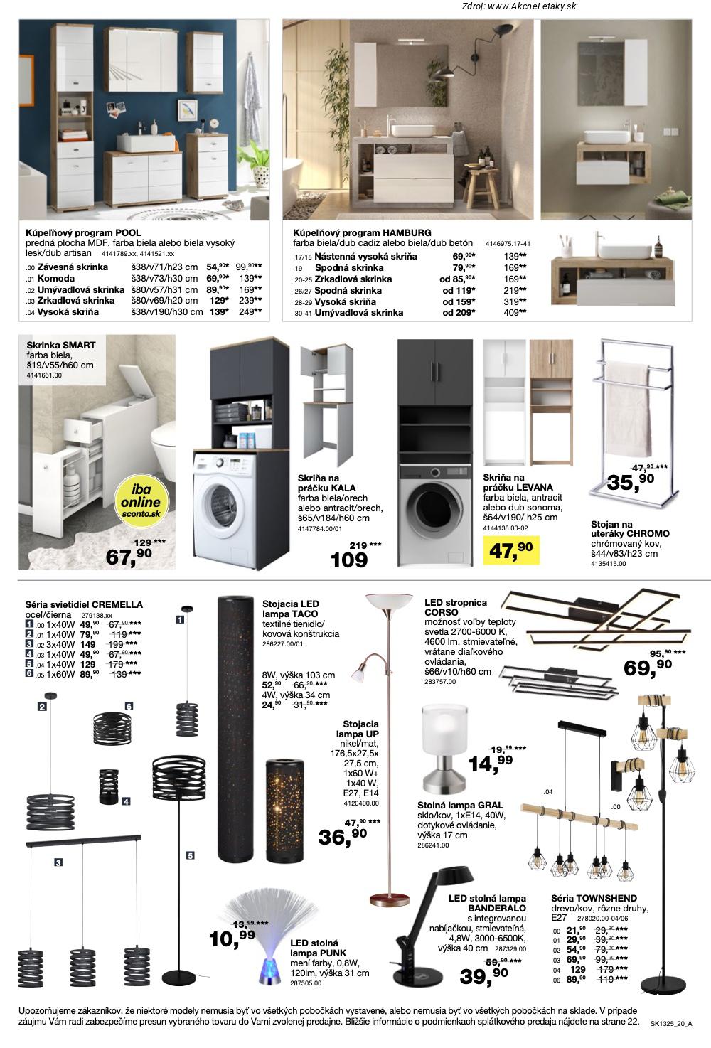 Leták Sconto (15. 10. - 4. 11. 2025) - strana 20 z 24