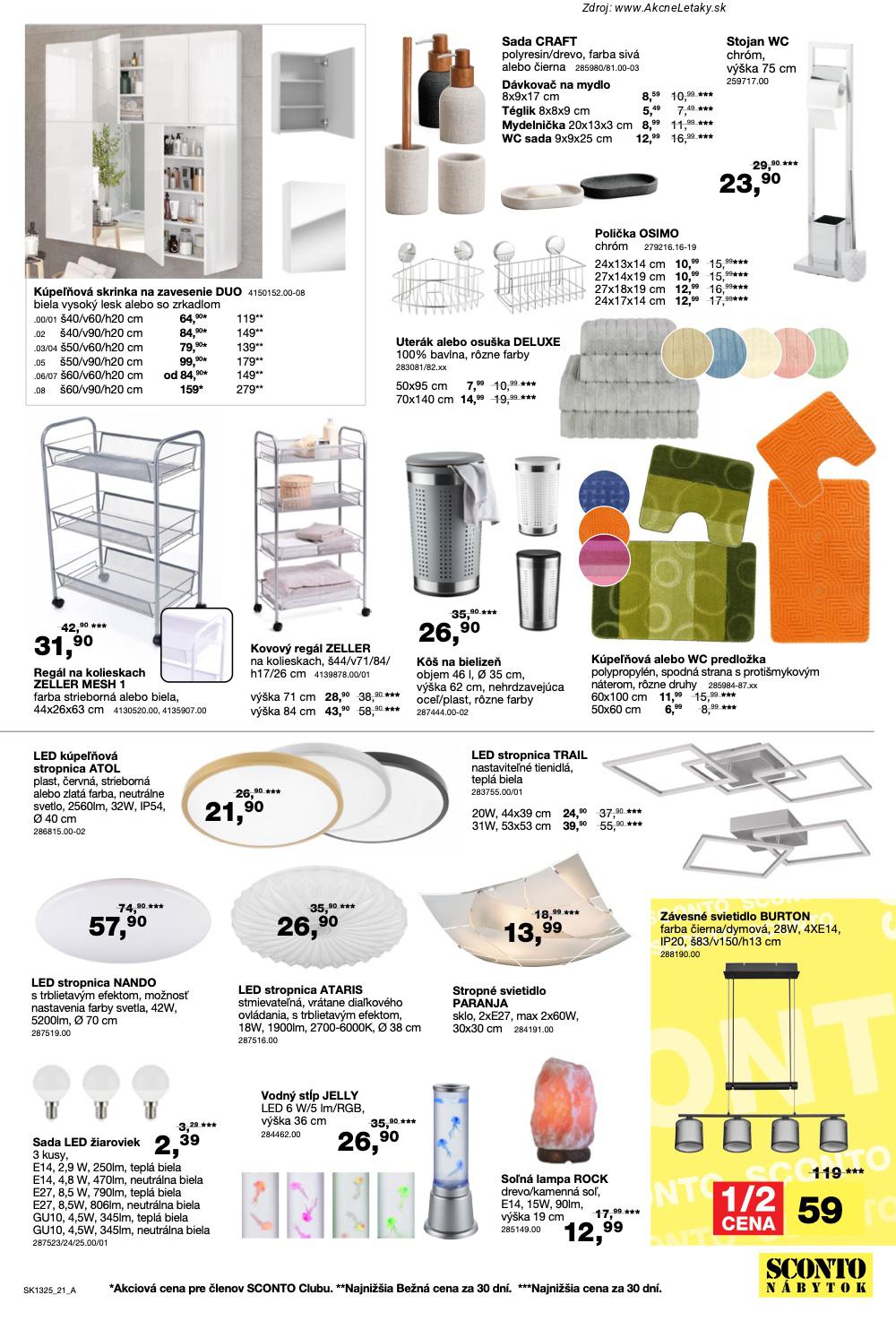 Leták Sconto (15. 10. - 4. 11. 2025) - strana 21 z 24