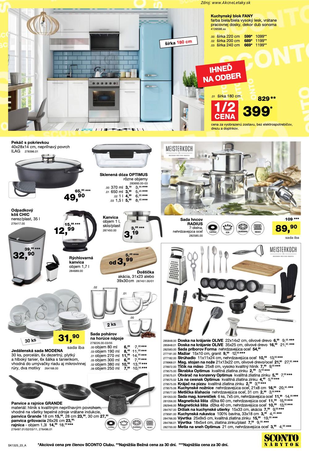 Leták Sconto (15. 10. - 4. 11. 2025) - strana 23 z 24